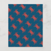 カニ祭り カニレストラン 開店資金調達オープニング チラシ (裏面)