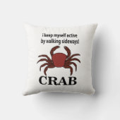 カニ私保自身が歩く横カニでアクティブ クッション (裏面)