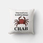 カニ私保自身が歩く横カニでアクティブ クッション (正面)