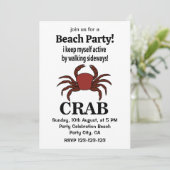 カニ私保自身が歩く横カニでアクティブ 招待状 (スタンド正面)