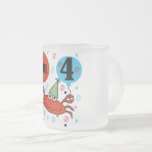 カニ第4期Tシャツとギフト フロストグラスマグカップ (正面右)