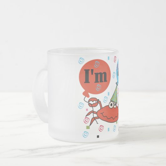 カニ第4期Tシャツとギフト フロストグラスマグカップ (正面左)