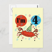 カニ第4期Tシャツとギフト ポストカード (正面/裏面)