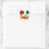 カニ第4期Tシャツとギフト ラウンドシール (バッグ)