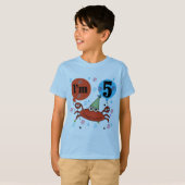 カニ第5誕生日Tシャツ・ギフト Tシャツ (正面フル)