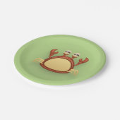 カニ紙プレート ペーパープレート (アングル)