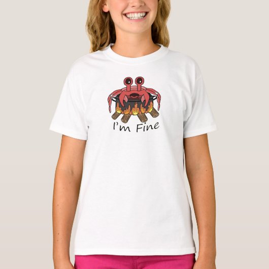 カニ素晴らし煮だ Tシャツ (正面)