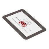 カニ素朴日付磁石を保存 マグネット (右側)