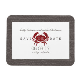 カニ素朴日付磁石を保存 マグネット