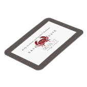 カニ素朴日付磁石を保存 マグネット (左側)