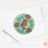 カニ結び周期 ラウンドシール (封筒)