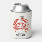 カニ結婚メリーランド 缶クーラー (缶正面)