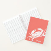 カニ航海のオンピンク ノートブック (内部)