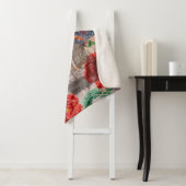 カニ航海のビーチシーフードアート シェルパブランケット (インサイチュ)