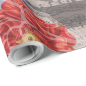 カニ航海のビーチシーフードアート ラッピングペーパー (ロールコーナー)