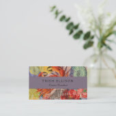 カニ航海のビーチシーフードアート 名刺 (スタンド正面)