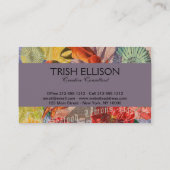 カニ航海のビーチシーフードアート 名刺 (裏面)