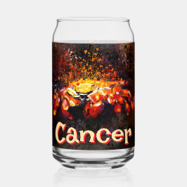 カニ航海の沿岸ビーチがパーソナライズされたん ガラス缶