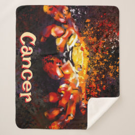 カニ航海の沿岸ビーチがパーソナライズされたん シェルパブランケット