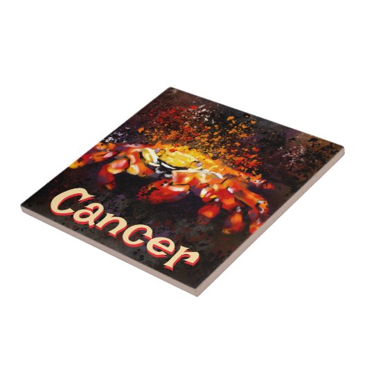 カニ航海の沿岸ビーチがパーソナライズされたん タイル (側面)