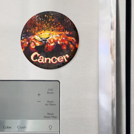 カニ航海の沿岸ビーチがパーソナライズされたん マグネット (インサイチュ (冷蔵庫))