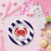 カニ航海の誕生会 ペーパープレート (パーティー)