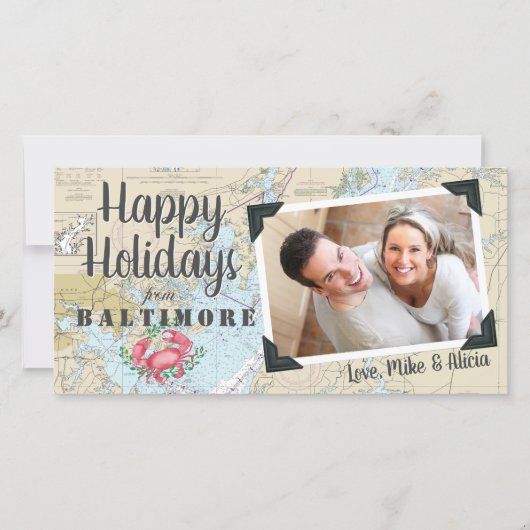 カニ航海の+チェサピークMaryland Bay写真 シーズンカード (正面)