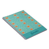 カニ装飾交響曲パーソナライズされた ノートブック (右側)