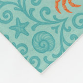 カニ装飾交響曲 フリースブランケット (角)