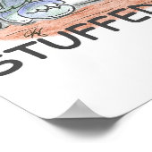 カニ詰まったプリント ポスター (角)