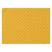 カニ誕生日パーティーかわいい漫画の子供 テーブルクロス (正面(横))