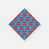 カニ誕生日パーティービーチ スタンダードカクテルナプキン (角)