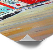 カニ調理器ニューポートビーチ ポスター (角)