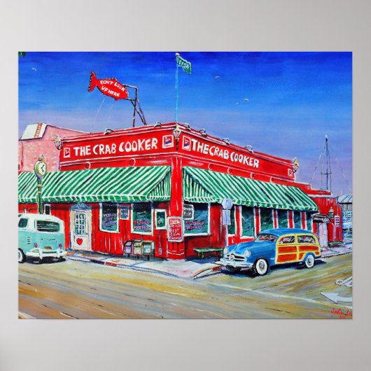 カニ調理器ニューポートビーチ ポスター (正面)