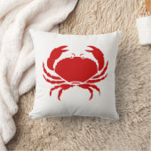 カニ赤ピロー クッション (ブランケット)