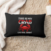 カニ食べズTシャツTシャツToday Forecast Crabs An ランバークッション (ブランケット)