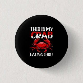 カニ食べズTシャツTシャツToday Forecast Crabs An 缶バッジ