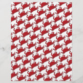 カニ魚介類レシピページライニングカスタム文字 (裏面)