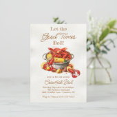 カニ・エビの海鮮パーティ 招待状 (スタンド正面)