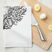 カニ キッチンタオル (四つ折り)