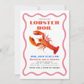 カニ/シーフードパーティー 招待状 (正面)