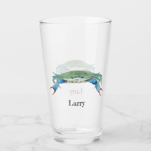 カニ タンブラーグラス (正面)