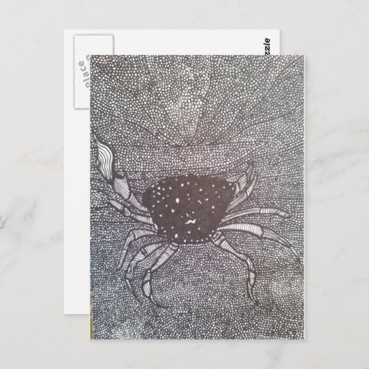 カニ ポストカード (正面/裏面)