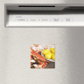 カニ&レモンのキッチンマグネット マグネット (インサイチュ (食洗機))