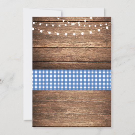 カニ・ロブスター煮込み BBQ どんな年齢の誕生日パーティーにも シェルフィッシュ 招待状 (裏面)