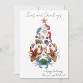 カニ ロブスター クリスマス ツリー 甲殻類 海 (正面)