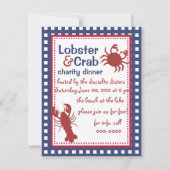 カニ&ロブスター! 招待状 (正面)