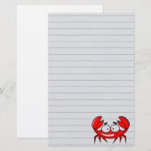 カニ 便箋 (正面/裏面)
