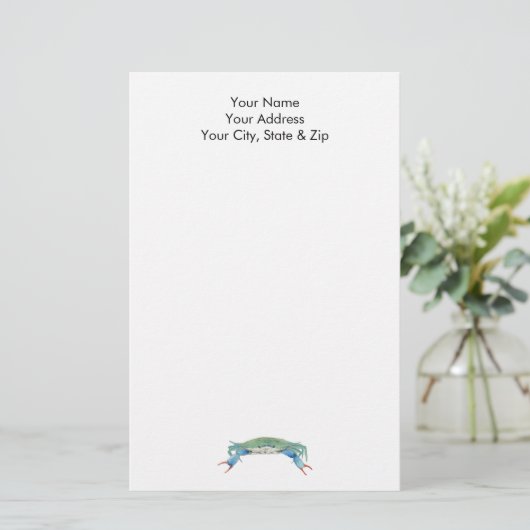 カニ 便箋 (スタンド正面)