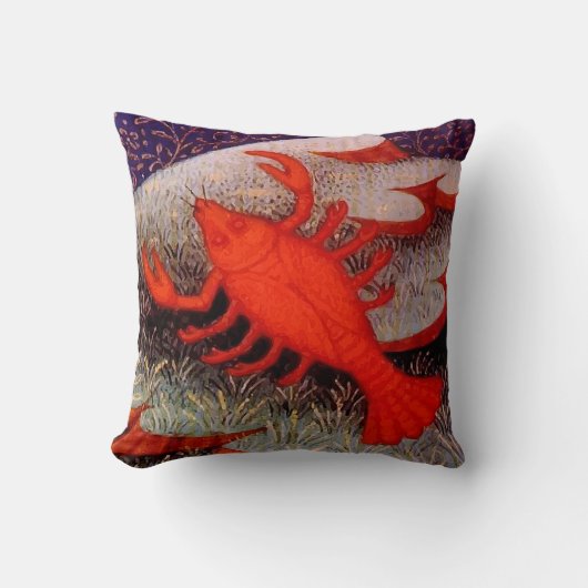 カニ〔占星術の〕十二宮図サインバースデーパーティー クッション (正面)